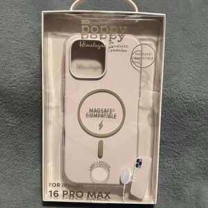 XO Poppy iPhone 16 Pro Max Himalayan Sunrise Beige Magsafe Cellphone Case